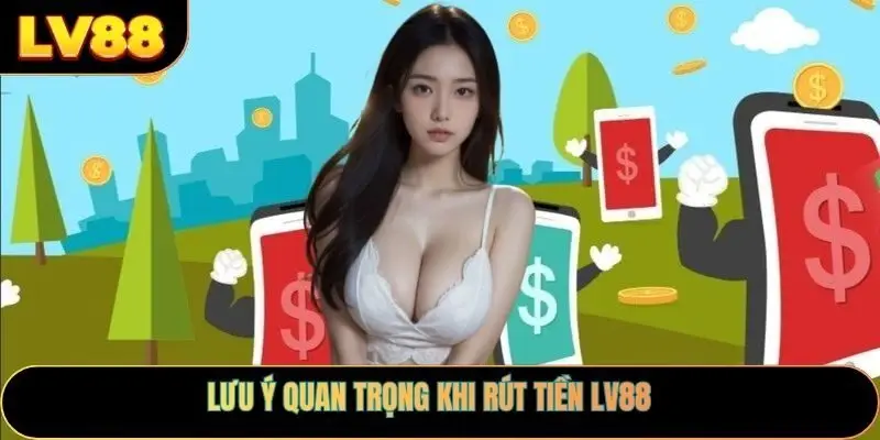 Lưu ý quan trọng khi rút tiền LV88